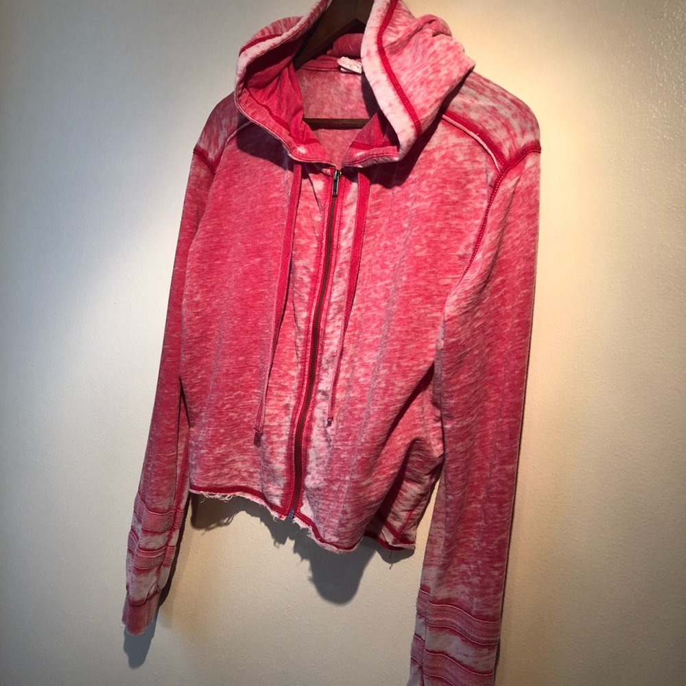 White Crow crop zip up
